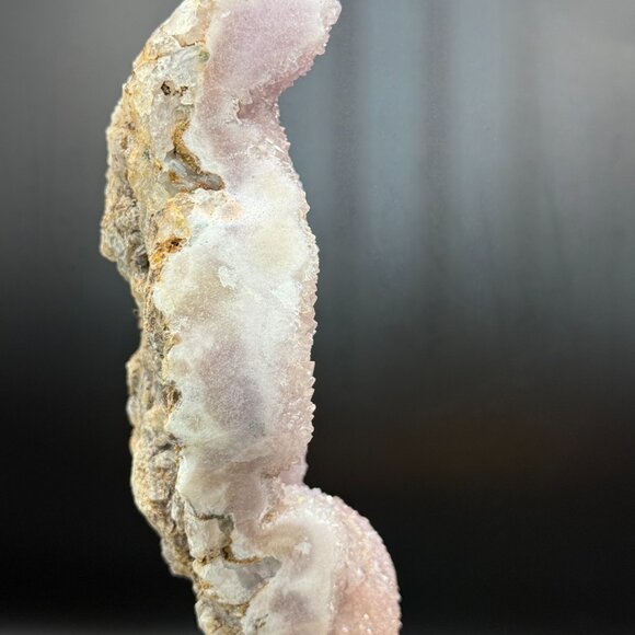 Pink Amethyst Sugar Druzy Raw Specimen on Stand Crystal 1029g Natural Earth Stat - Picture 8 of 10